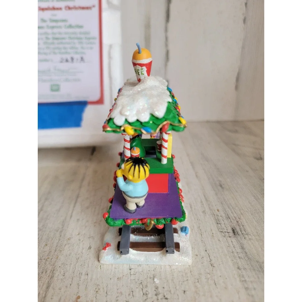Hamilton Simpsons have a squishee Christmas kwik‎ e mart train apu Xmas vintage